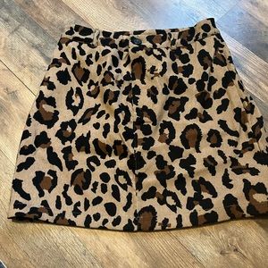 Cheetah Print Skirt